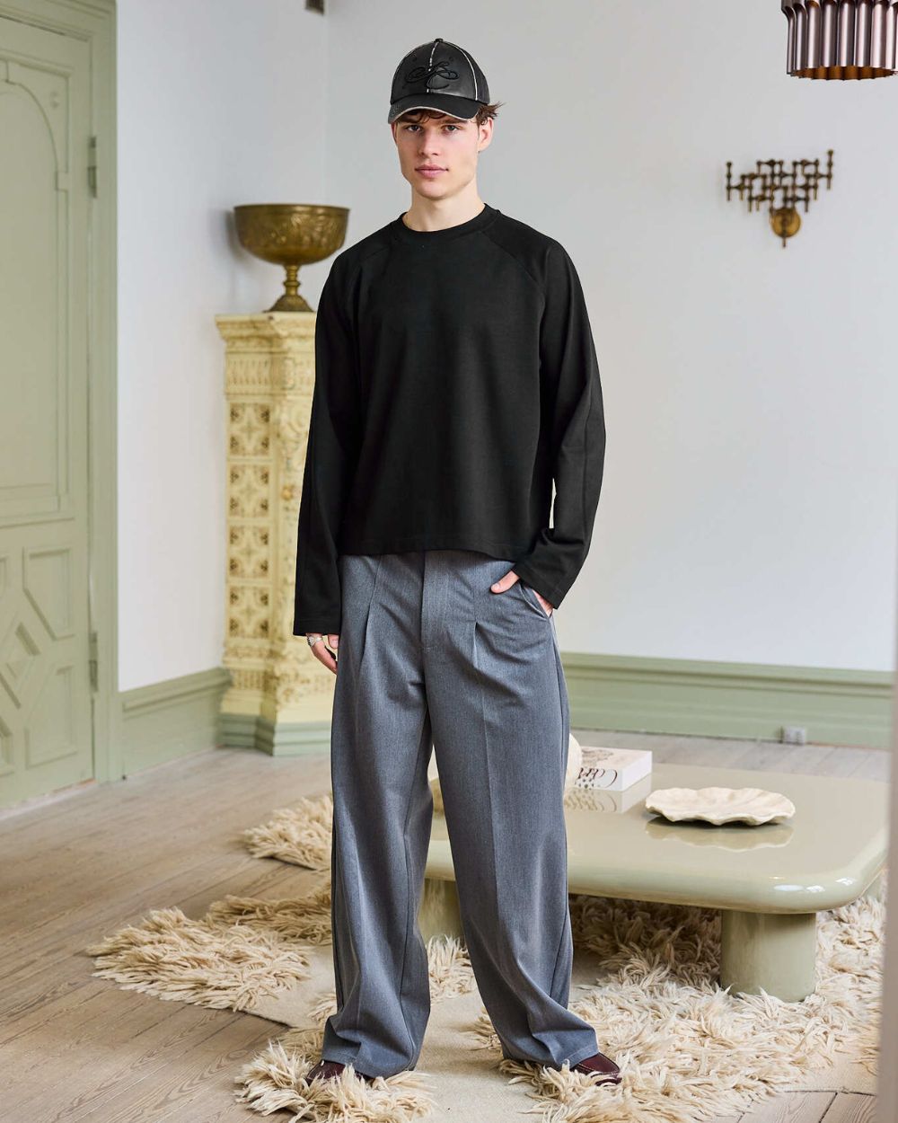 Raglan Longsleeve T-shirt Black